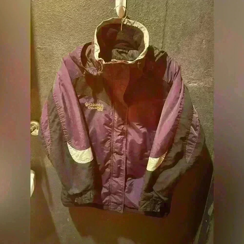 Columbia Dark Purple and Black Ski Jacket